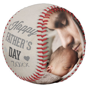Fathers Day Unique Personalized (grey) Softball