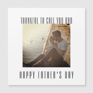 Fathers Day Upload Your Own Memory Photo Magnet