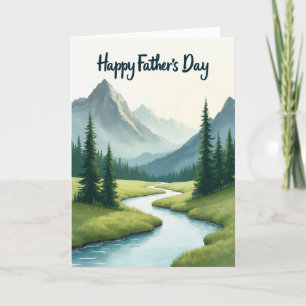 Fathers Day Valley View Card