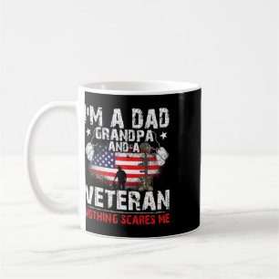 Father's Day - Veterans Day- I'm A Dad Grandpa And Coffee Mug
