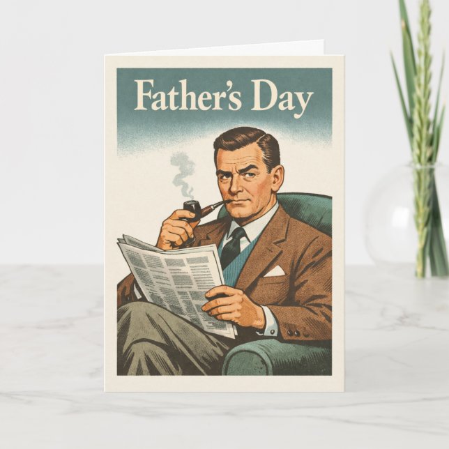 Father's Day - Vintage Card (Front)