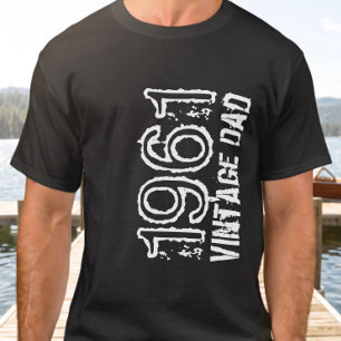 Father's Day Vintage Dad Customize Year T-Shirt