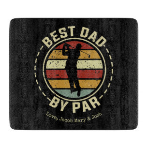 Father's Day Vintage Golf Cutting Board