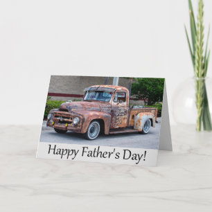 Father's Day Vintage Truck Card