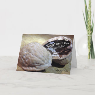 Father's Day walnuts Card