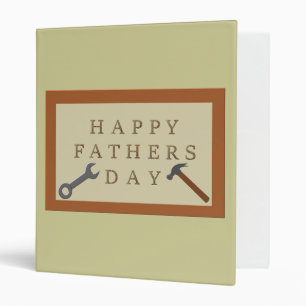 Fathers Day Wooden Sign Binder