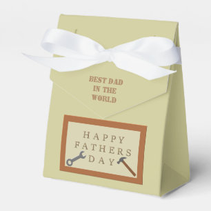 Fathers Day Wooden Sign Custom Favor Box
