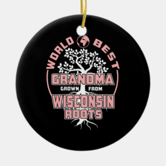 Father's Day | World Best Grandma Ceramic Ornament