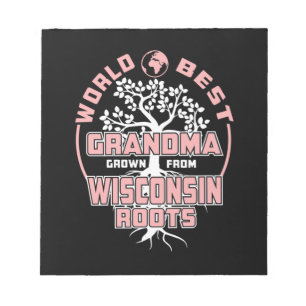 Father's Day   World Best Grandma Notepad