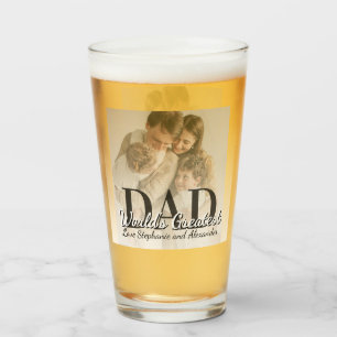 Father's Day World's Greatest Dad with Photo Glass