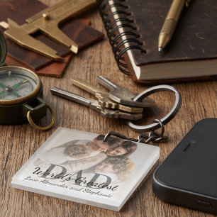 Father's Day World's Greatest Dad with Photo Keychain