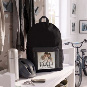 Father's Day World's Greatest Dad with Photo Printed Backpack