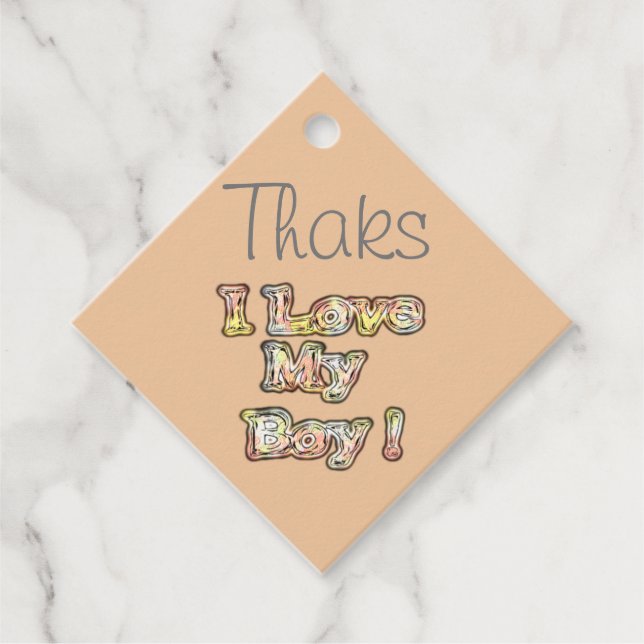 Fathers Love and Gratitude Favour Tags (Front)