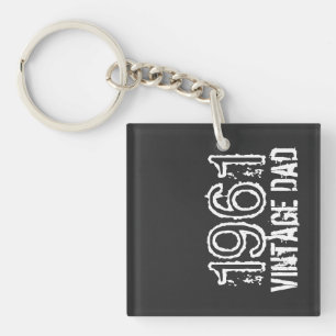 Father's Vintage Limited Edition Customize Year Keychain