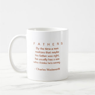 FATHERS with fatherly quote MUG