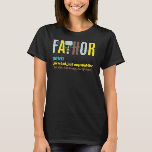 Fathor  For Men Father's Day  Viking Fathor Hero T-Shirt