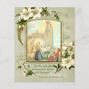 Fatima Blessed Virgin Mary Consecration Prayer