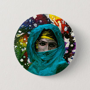 Fatima by Michael Moffa 2 Inch Round Button