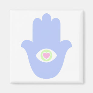 Fatima Eye Heart Hamsa Magnet
