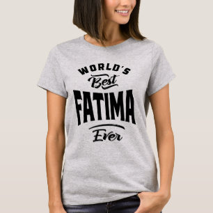 Fatima Personalized Name Birthday Gift T-Shirt