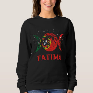 Fatima Portuguese City Retro Portugal Flag 1 Sweatshirt