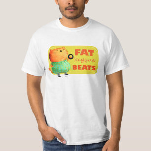 Fatty Fatty Fat Reggae Cat T-Shirt
