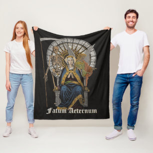 Fatum Aeternum - Gothic Design Fleece Blanket