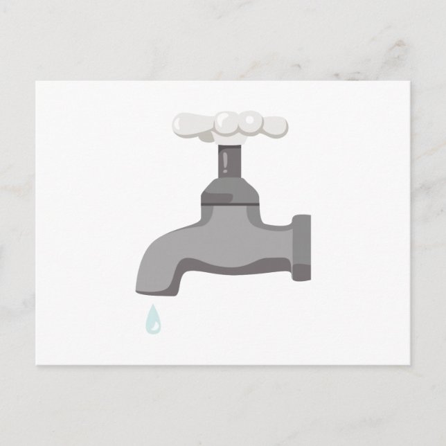 Faucet Postcard (Front)