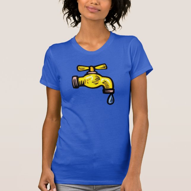 Faucet Womens T-Shirt (Front)