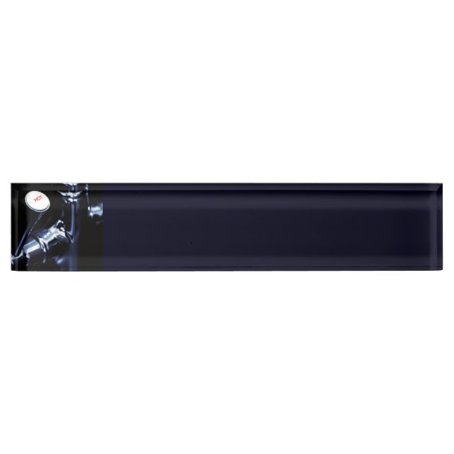 Faucet's handle lever nameplate (Front)