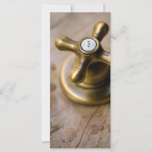 Faucet's hot cross handle (Front)