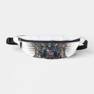 Faucheuse Chrome Patriotique Squelette de Patriote
