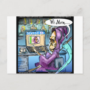 Faucheuse & Skythe Cadeaux Drôles Cartes & T-Shirt
