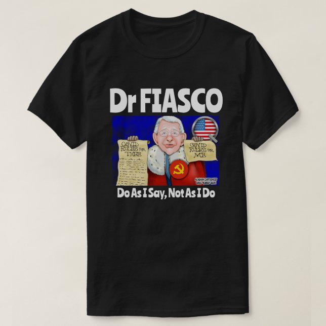 FAUCI CARTOON T-Shirt (Design Front)