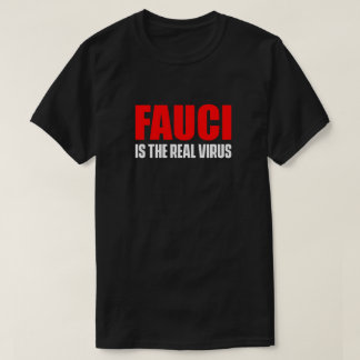 FAUCI EST LE VÉRITABLE T-shirt noir VIRUS