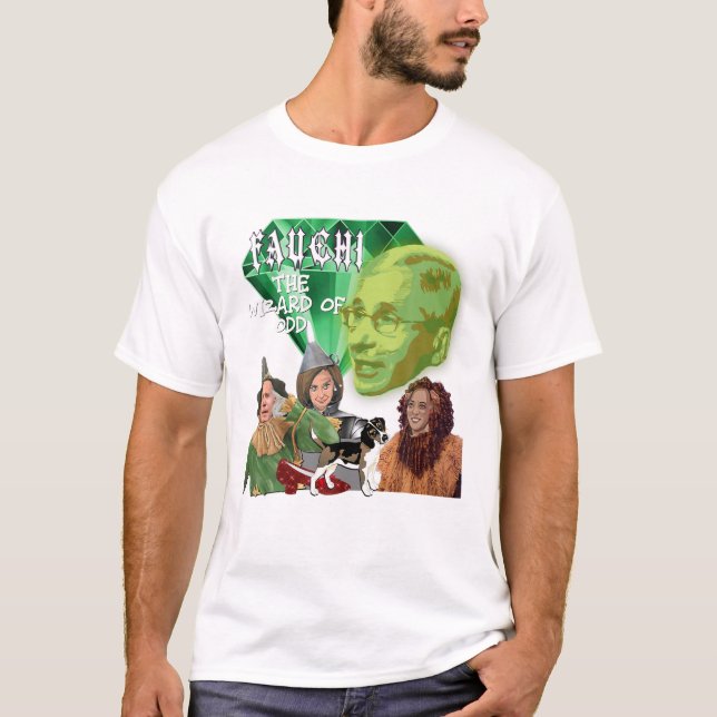 Fauci Science Anti Mask Arrest Fauci Dr Fauci Lied T-Shirt (Front)