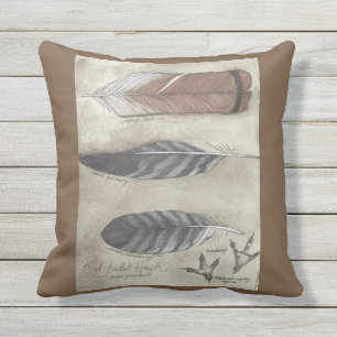 Faucon rouge de queue - coussin