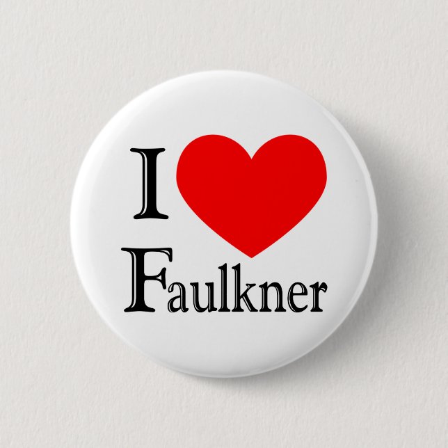 Faulkner 2 Inch Round Button (Front)