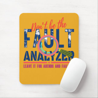 Fault Analyzer Tool in Mainframe Programming Mouse Pad