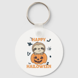 Fault In Pumpkin Sweet Sloths To Halloween Keychain