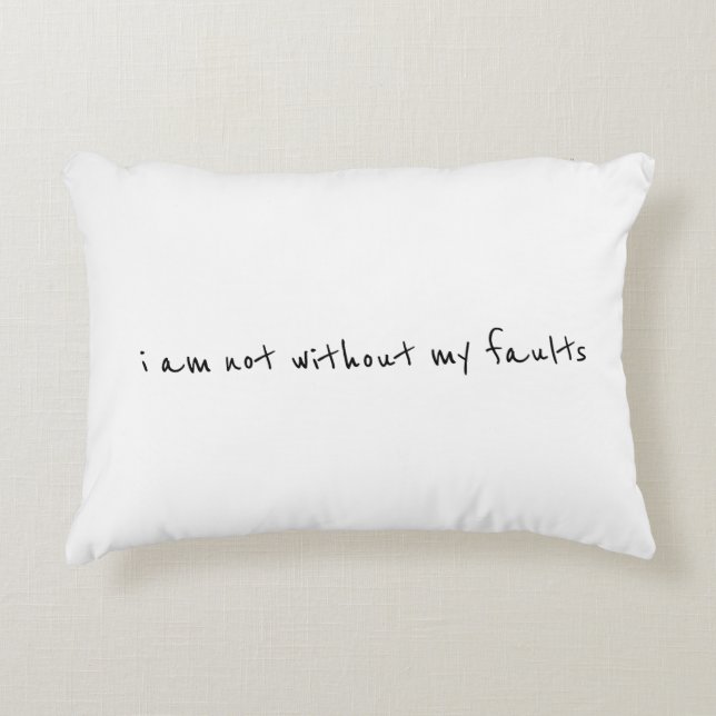 Faults Accent Pillow (Front)