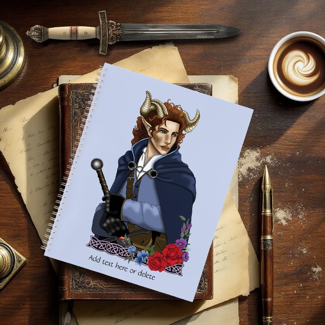 Faun Horned Fae Fantasy  Notebook (Creator Uploaded)