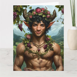 Faun of the Verdant Grove – Greetings Card
