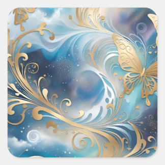 Fauna 1 - 001 square sticker