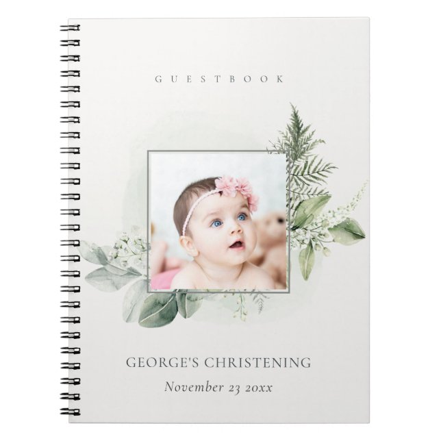 Faune de Ferme Eucalyptus Photo Christening Livre  (Devant)