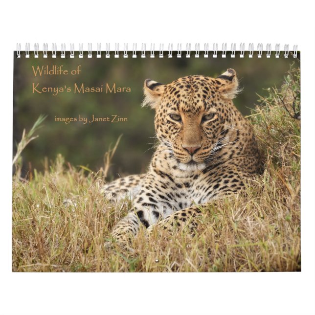 Faune du calendrier de Mara du masai du Kenya (Protection)