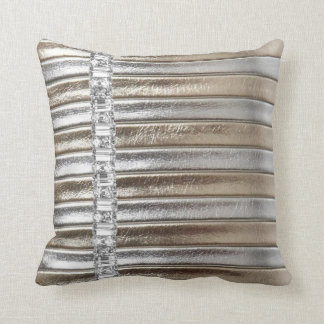 Fausses pierres argent et ensemble de coussin de