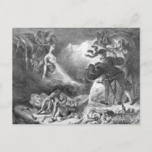 Faust and Mephistopheles at the Witches' Postcard