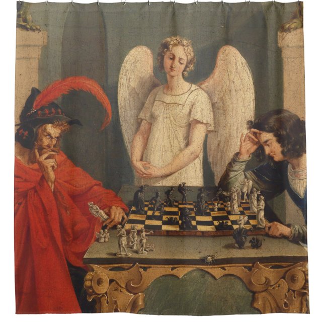 Faust And Mephistopheles Playing Chess (Front)