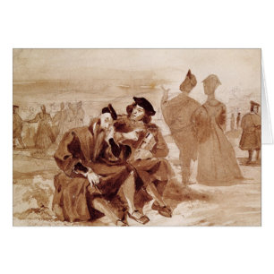 Faust and Wagner in conversation in